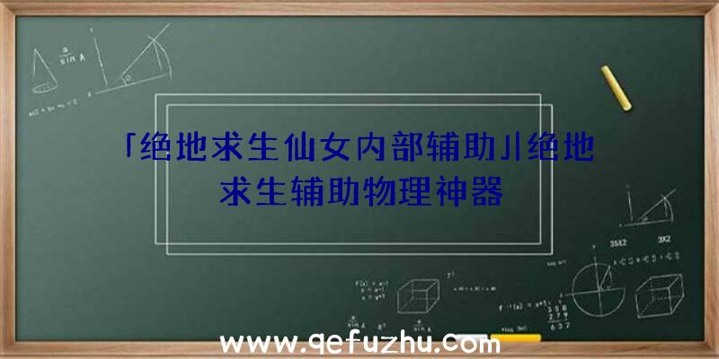 「绝地求生仙女内部辅助」|绝地求生辅助物理神器